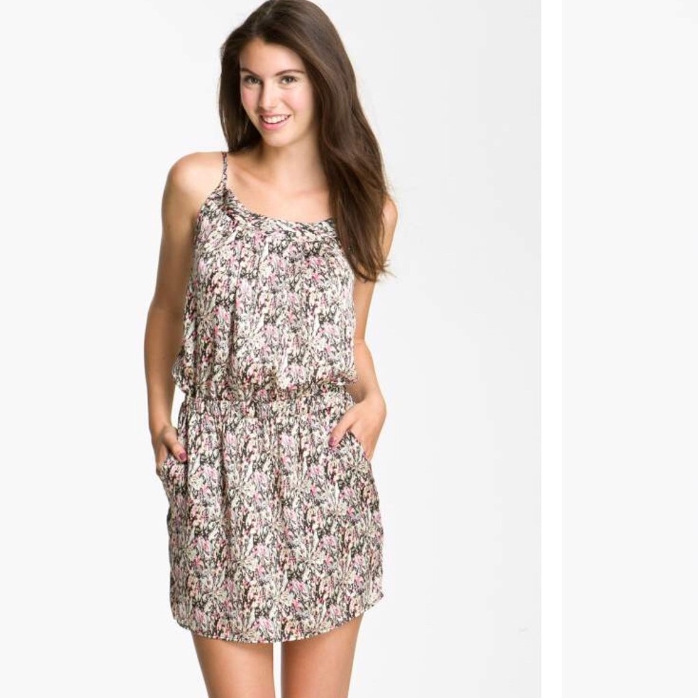 Nordstrom B.P. Leola Couture print blouson dress